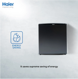Haier mini fridge 66 Liters 2.3CF HR-66B Single door Refrigerator - Black