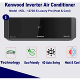 KENWOOD AC 1 Ton e Luxury Pro Inverter KEL-1270S WiFi-T3 (2025)
