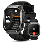 KOSPET Smart Watches for Men, 60-Day Battery Life, 50M Waterproof, Military(Full Metal), Answer/Make Call, Compatible for Android and iOS, 1.96'' AMOLED Always-on Display, AI Voice