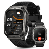 KOSPET Smart Watches for Men, 60-Day Battery Life, 50M Waterproof, Military(Full Metal), Answer/Make Call, Compatible for Android and iOS, 1.96'' AMOLED Always-on Display, AI Voice
