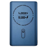 Login L-712 Magna | 10000mAh 22.5W | 15W Magsafe | Digital Display - Darkblue