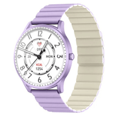 Kieslect Lora Lady Smart Calling Watch Purple Magnetic Strap