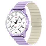 Kieslect Lora Lady Smart Calling Watch Purple Magnetic Strap