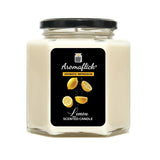 Lemon Scented Candle in Hexagonal Jar