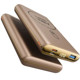 Login L-712 Magna | 10000mAh 22.5W | 15W Magsafe | Digital Display - Gold
