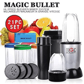 Magic Bullet 21 in 1 Mixer Blender Juicer 21 Pieces Kitchen Food Processor
