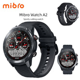 Mibro Watch A2 1.39" HD screen 2ATM Waterproof Sporty Calling Smartwatch (Dual Silicone & Woven Strap)