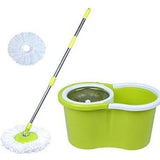 SPIN MOP - STAINLESS STEEL SPINNER WITH TWO MOP HEAD