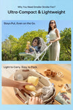 JisuLife Stroller Fan Life 4 Portable Baby Stroller