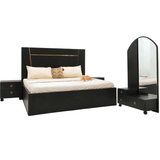 Black Diamond Bed Set (Available on Easy Installments)
