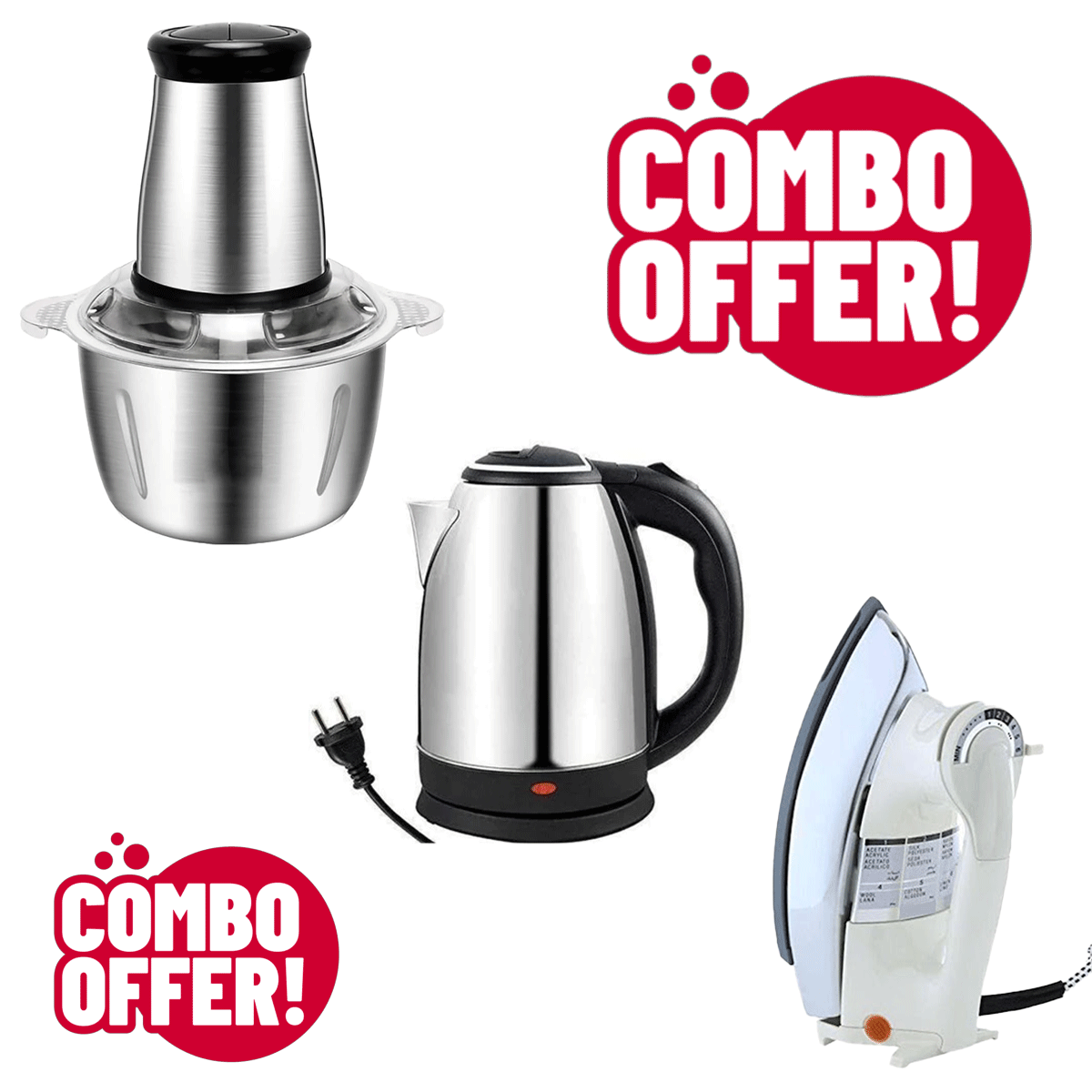 Delivery All Over Pakistan
Premum Electric Meat Grinder/Copper
National Premium Iron
National Electric Kettle