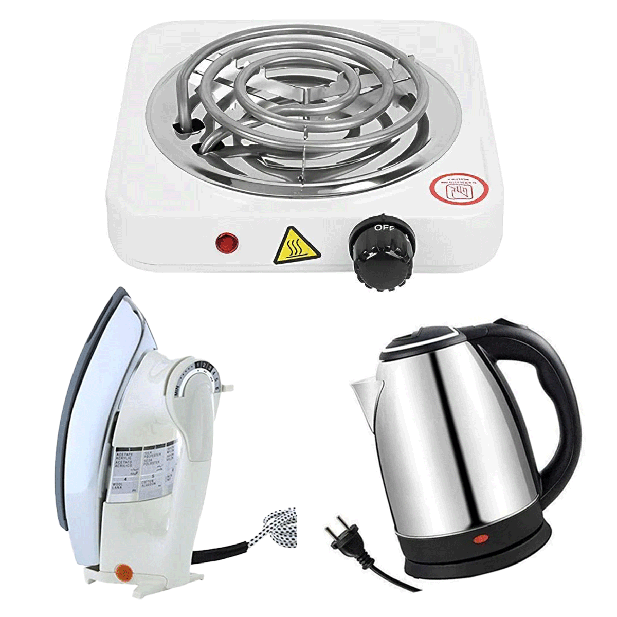 Delivery All Over Pakistan
Premium Electric Stove
National Premium Iron
National Electric Kettle