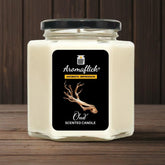 Oud Scented Candle in Hexagonal Jar