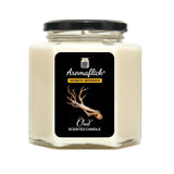 Oud Scented Candle in Hexagonal Jar