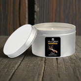 Oud Scented Candle in Silver Tin