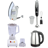 Oxford-Hand Blender and Mixer with Glass and Egg Beater - OX 704 Imported Blender Grinder 2 In 1 + Imported Deluxe Automatic Iron + Imported Electric Kettle 2 Liters