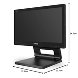 Philips 162B9T 15.6 Inch 10 point Touch LCD Monitor with LED Backlights with Smooth Touch, 1366 X 768 HD, USB 3.1, Display Port, HDMI Port, Smart Stand, Smart Contrast, Easy Read Mode, Low Blue Mode