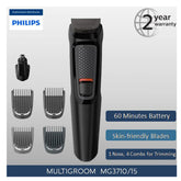 Philips MG3710/15 Multi-Groom- Series 3000- 6 in 1 Face Trimmer