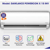Dawlance Powercon X Inverter 15 Split Air Conditioner – T3 Compressor - 1 TON