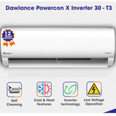 Dawlance Powercon X Inverter 30 Split Air Conditioner – T3 Compressor - 1.5 TON