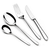 Arshia Premium Stainless Steel Cutlery Sets 50pcs Silver