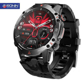 Ronin R-012 Rugged Smart Watch +1 Free Camouflage Black Strap with Every Watch (Black)
