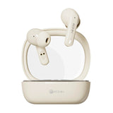 Ronin R-540 | ENC | Digital Display | Dual Mic | IPX4 Water Resistant | Gaming Earbuds (Cream)