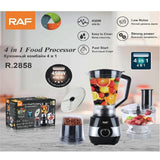 RAF 4-in-1 Food Processor High-Speed Motor R.2858