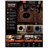 Raf Infrared Cooker Original China - Portable Induction Cooktop 3500W