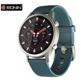 Ronin R-010 Metallic Finish Smart Watch +1 Free Black Silicon Strap with Every Watch (Nickel_Teal)