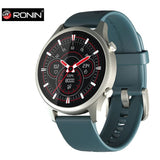 Ronin R-010 Metallic Finish Smart Watch +1 Free Black Silicon Strap with Every Watch (Nickel_Teal)