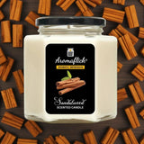 Sandalwood Scented Candle in Hexagonal Jar