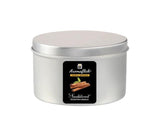 Sandalwood Scented Candle in Silver Tin