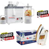Westpoint 3 in 1 Juicer Maker and Blender WF-8813 + SG Deluxe Automatic Iron