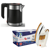 High Quality Deluxe Electric Kettle + SG Deluxe Automatic Iron