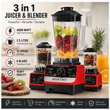 Silver Crest 3 in 1 Commercial Heavy Duty Blender 2 Liters jug and 700 ML Grinder Powerfull Motor