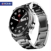 Ronin R-011 Luxe Smart Watch Metal Dial 1.43 Inches Amoled Display (Silver)