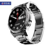 Ronin R-011 Luxe Smart Watch Metal Dial 1.43 Inches Amoled Display (Silver)