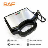 RAF Sandwich Maker 4 Slice R.585S – Stainless Steel Top & Dual Heating – 850W
