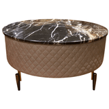 Round Tuffted Center Table (Available on Easy Installments)