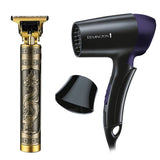 T9 Hair Clipper And Hair Trimmer + Original Remington D2400 Travel Dryer