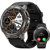 KOSPET Smart Watch for Men, 60 Days Extra-Long Battery, 50M Waterproof for Swimming, Rugged Military Full Metal Body Smartwatch, 1.43” AMOLED Always-On Display Fitness Watch(Answer/Make Calls)AI Voice - Black