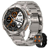 Kospet Tank T3 1.43″ Amoled Display Special Edition (Dual Stainless Steel & Silicone Strap) - Silver