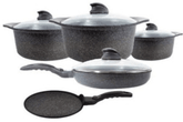 Arshia Cast Aluminum Cookware Set 9pcs