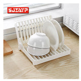 Foldable Multipurpose Space Saving Plates and Bowl drying Rack