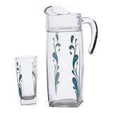 Luminarc Flame Sparkle Water Set Turq (Blue)