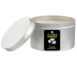 Vanilla Scented Candle in Silver Tin