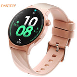 Faster NERV Watch 3 Pro - 2 Straps: Pink Silicon + Blue Nylon