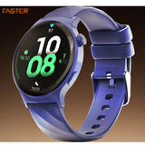 Faster NERV Watch 3 Pro - 2 Straps Blue Silicon + Blue Nylon