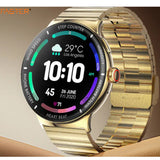 Faster NERV Watch 4 Pro - 3 Straps: Golden Chain + Pink Silicon + Neck Band